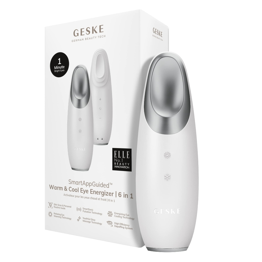 GESKE Warm Cool Eye Energizer 6-in-1: Heat, Cool & Relax